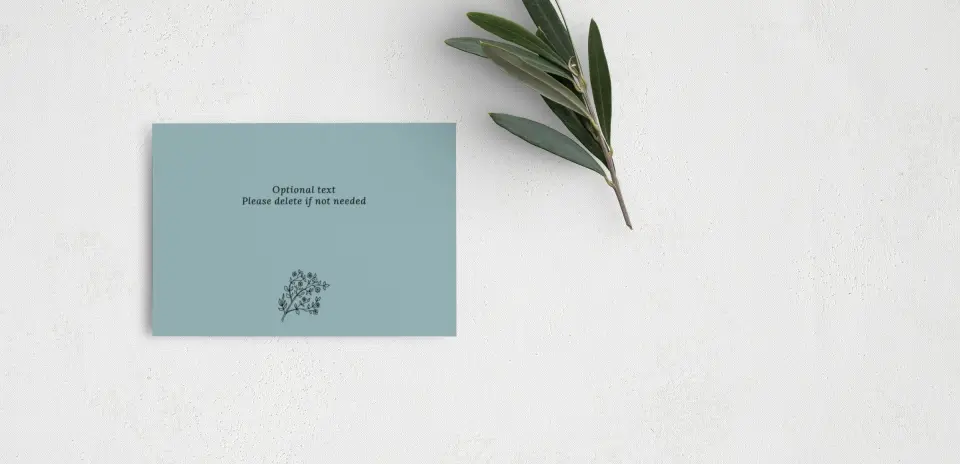Guest Information Card Back View