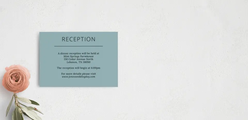 Guest Information Card