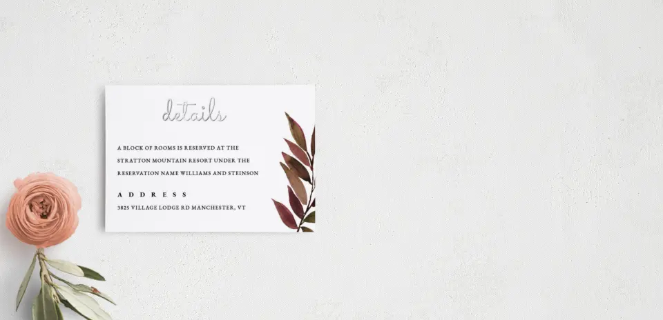 Guest Information Card