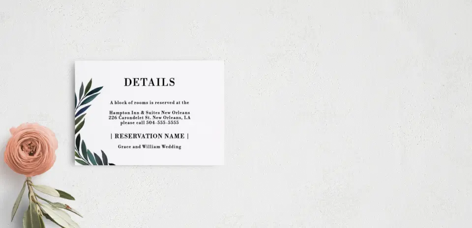 Guest Information Card