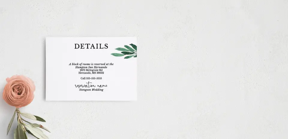 Guest Information Card