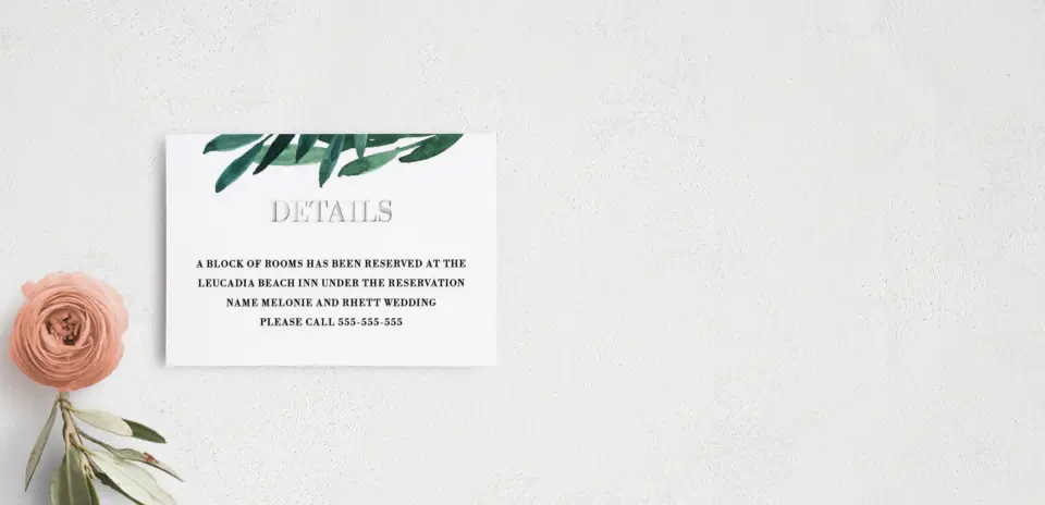 Guest Information Card