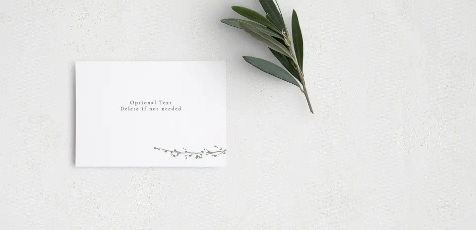Guest Information Card Back View