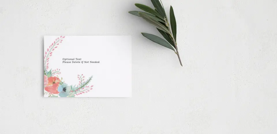 Guest Information Card Back View