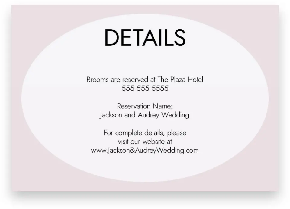 This is a 5" x 3½" Wedding Invitation Enclosure Card called On the Reef printed in full color on Premium Smooth paper