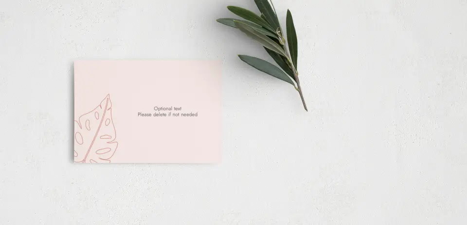 Guest Information Card Back View