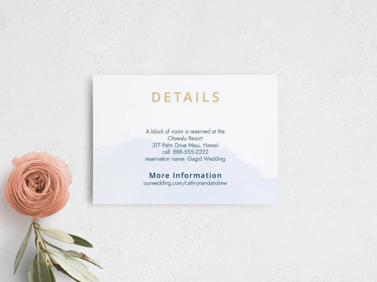 Guest Information Card
