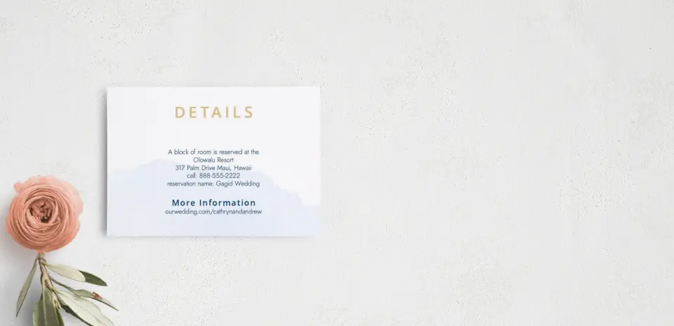 Guest Information Card