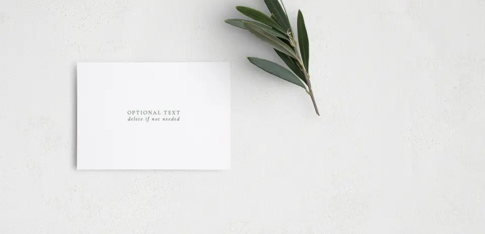 Guest Information Card Back View