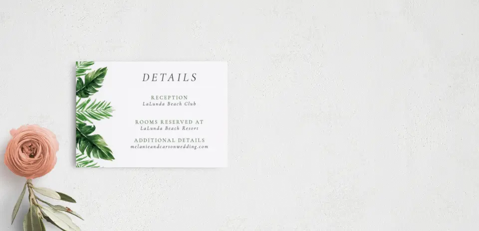 Guest Information Card