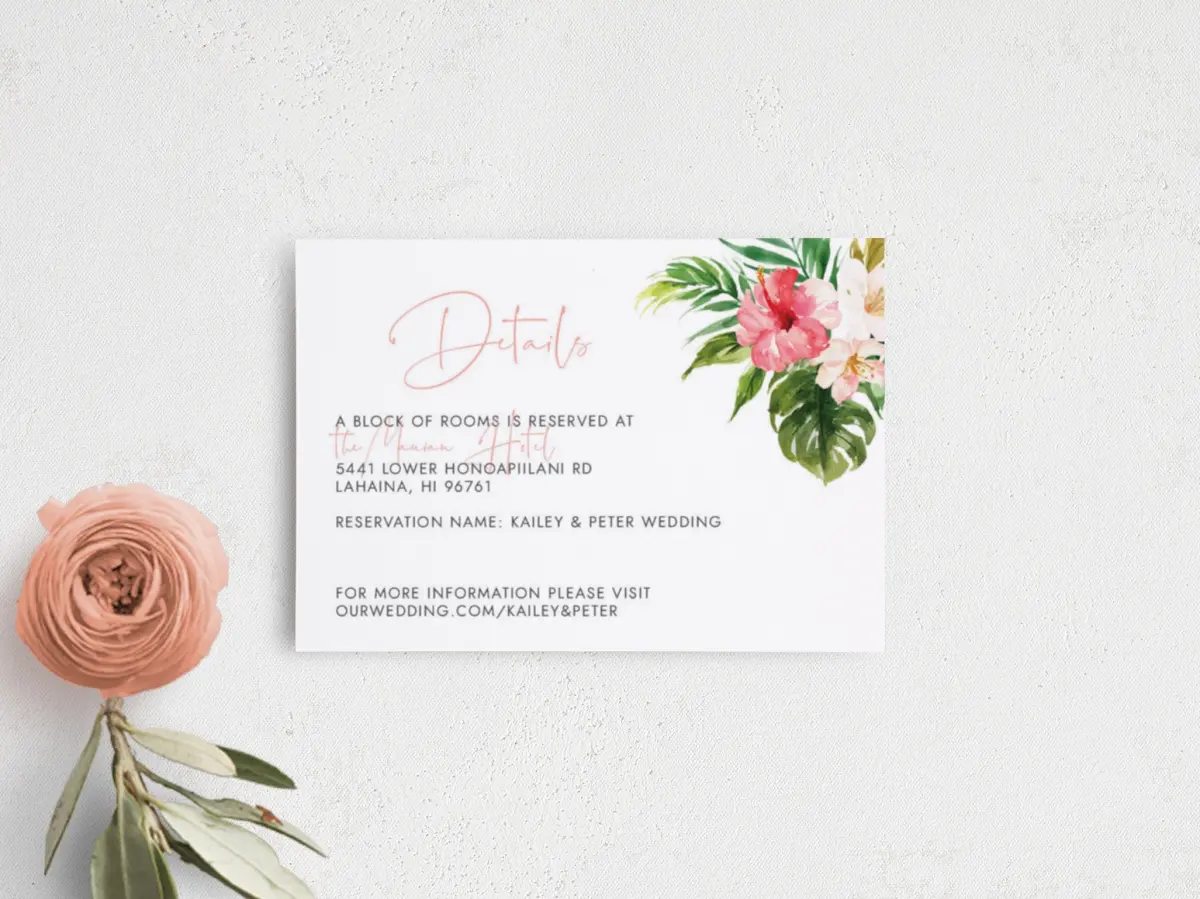 Guest Information Card