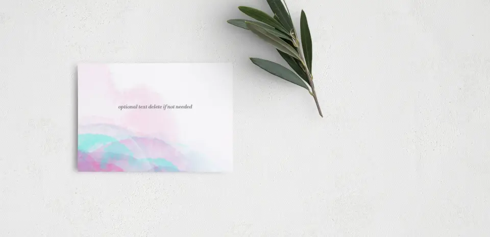 Guest Information Card Back View