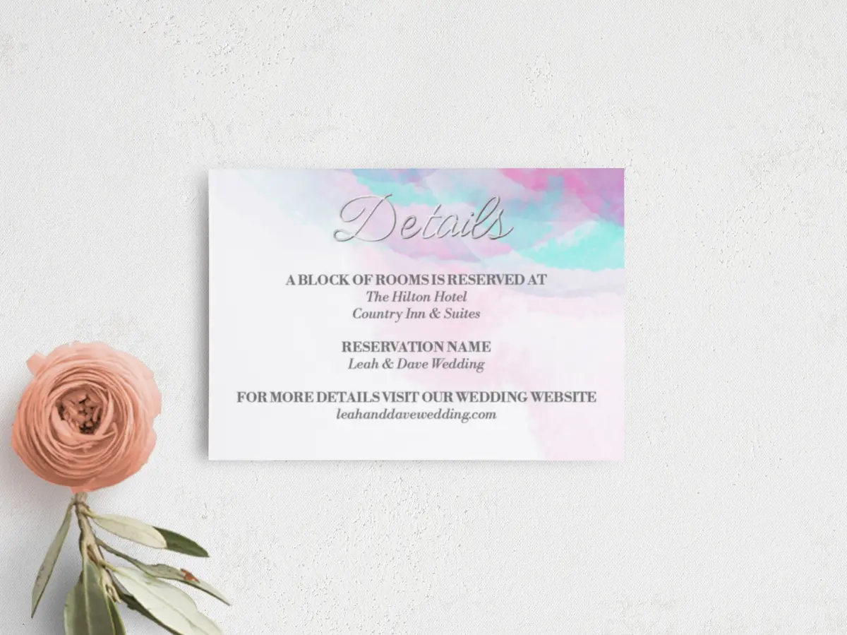 Guest Information Card
