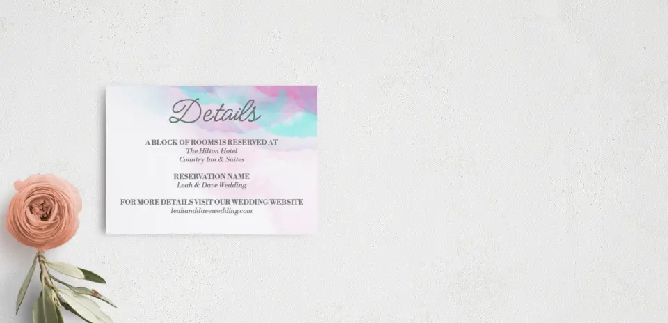 Guest Information Card