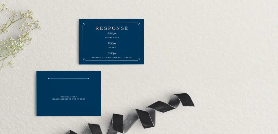 RSVP Postcard Mailing Side