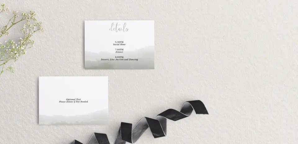 RSVP Postcard Mailing Side