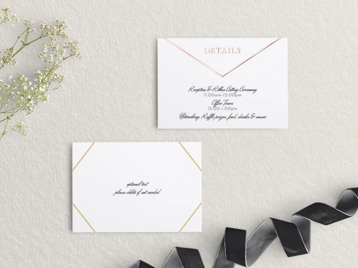 RSVP Postcard Mailing Side