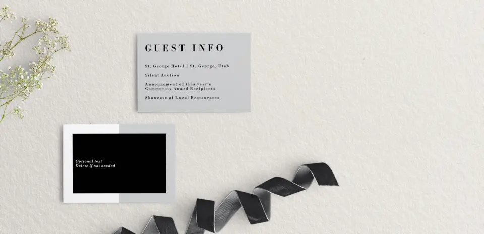 RSVP Postcard Mailing Side