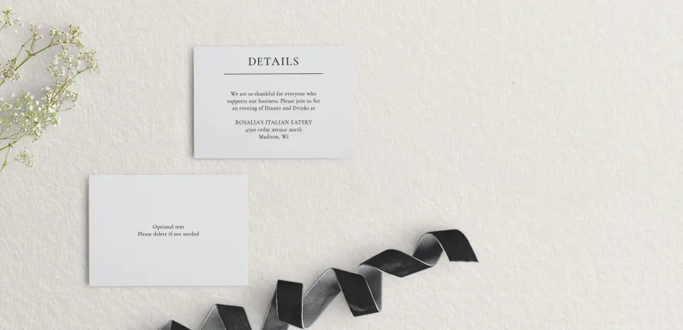 RSVP Postcard Mailing Side