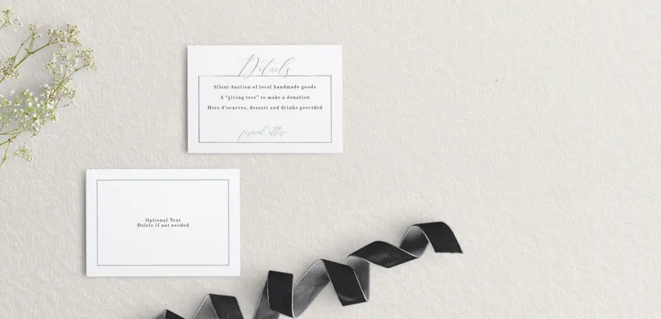 RSVP Postcard Mailing Side