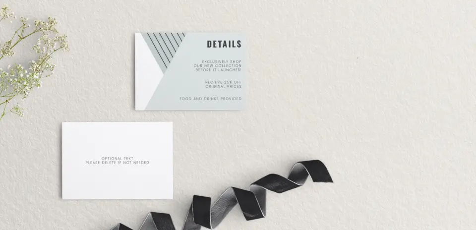 RSVP Postcard Mailing Side