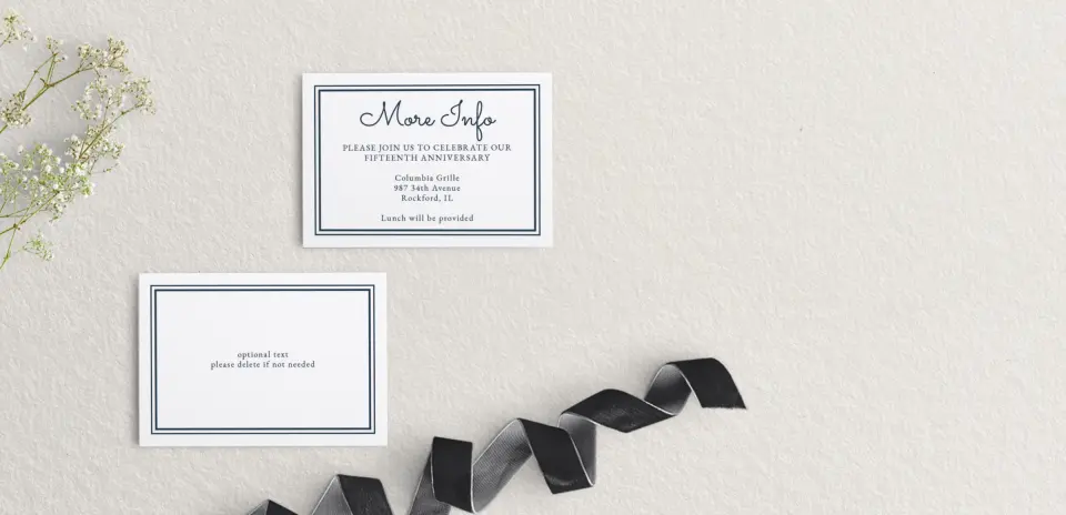 RSVP Postcard Mailing Side