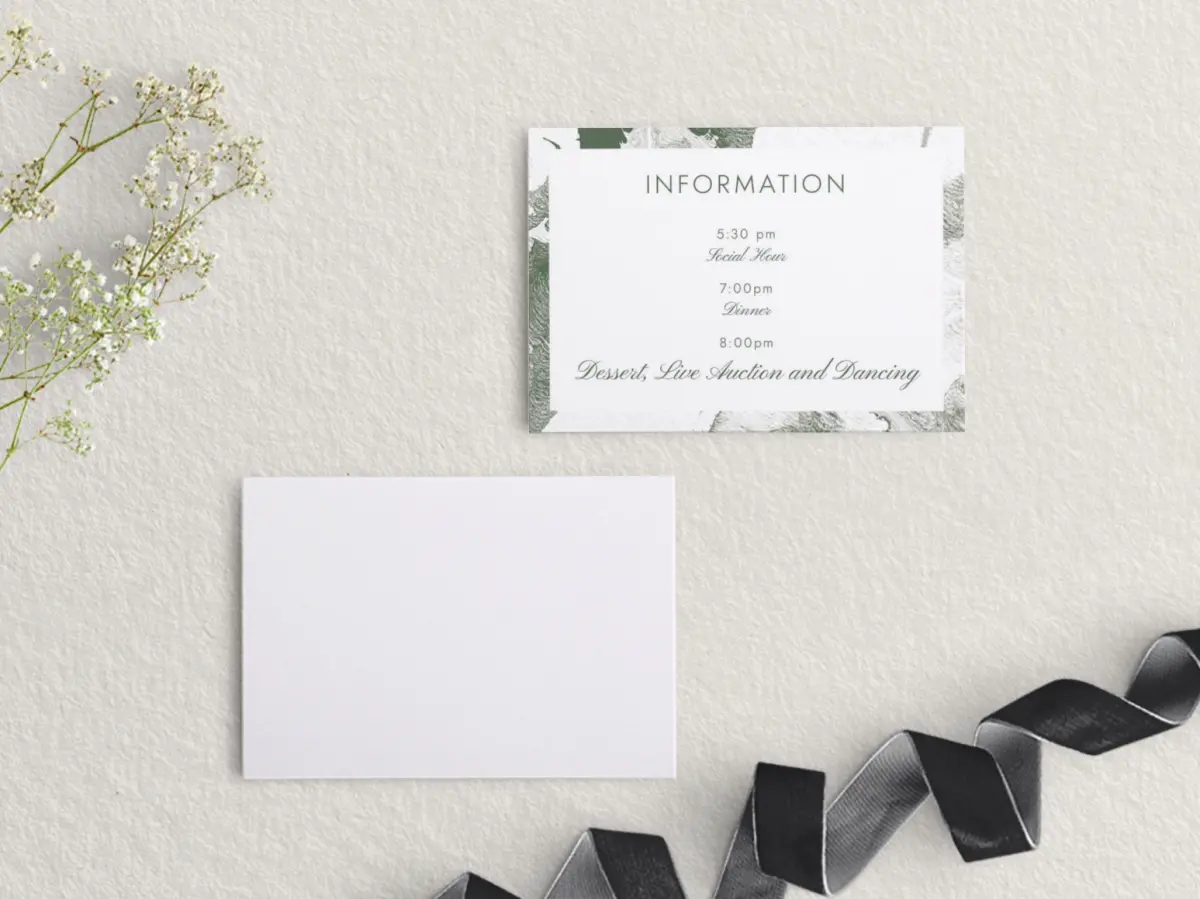 RSVP Postcard Mailing Side