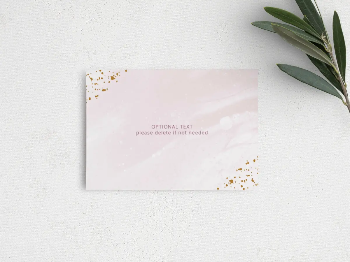 Guest Information Card Back View