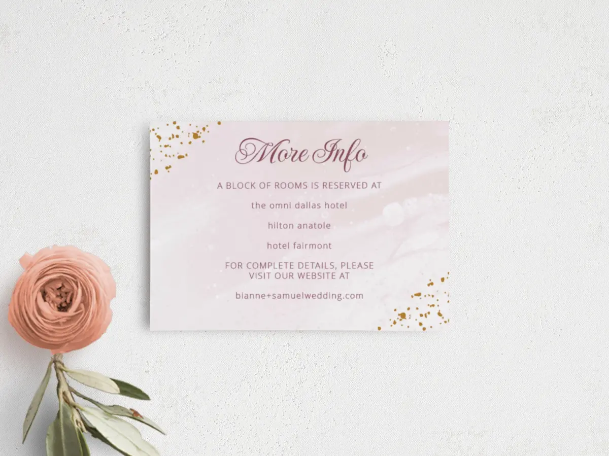 Guest Information Card