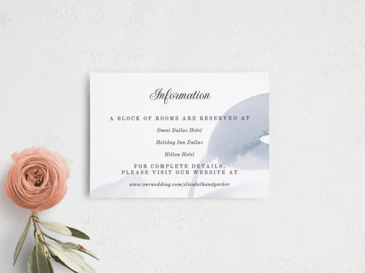 Guest Information Card