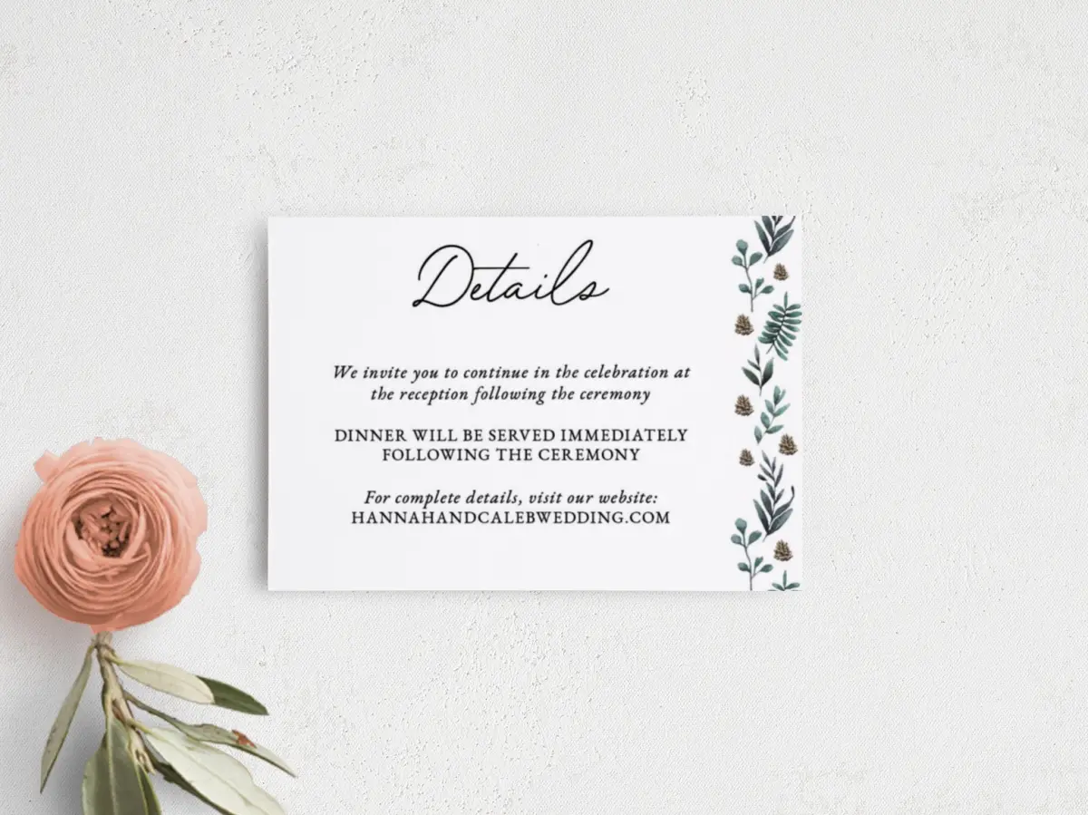 Guest Information Card