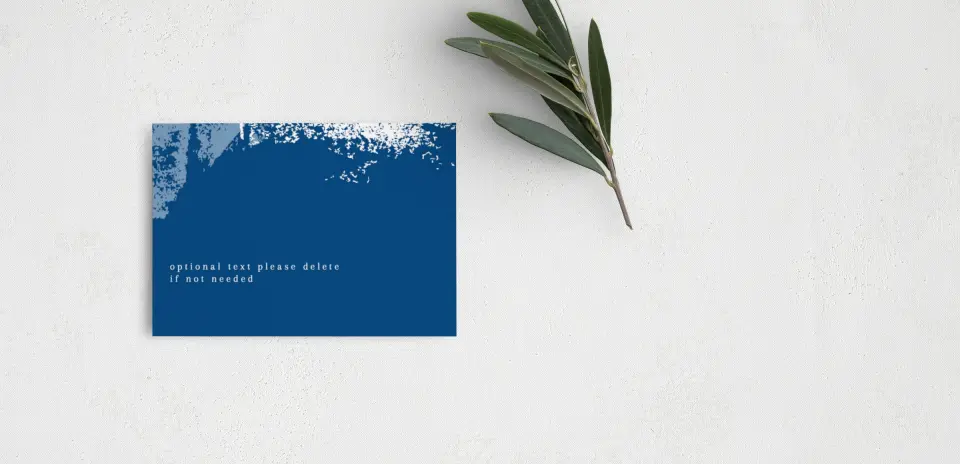 Guest Information Card Back View