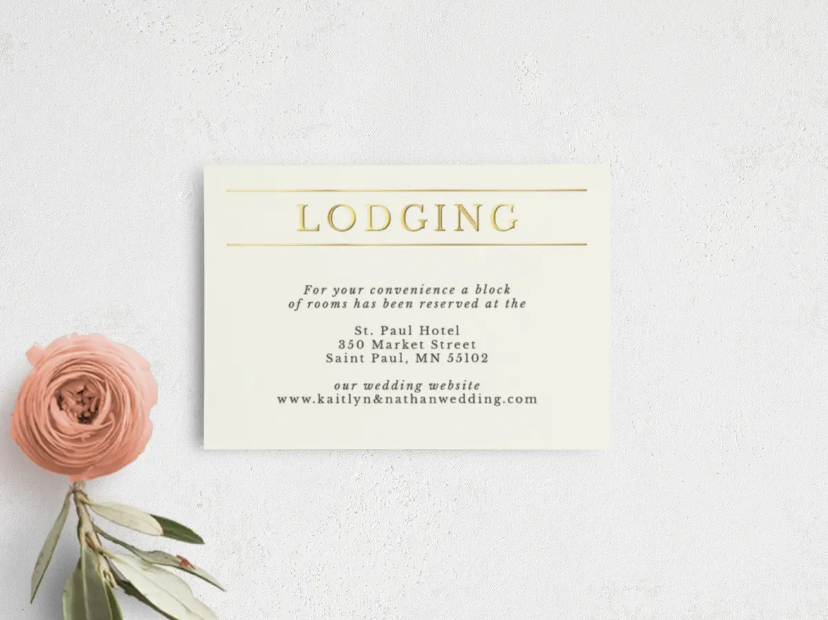 Guest Information Card