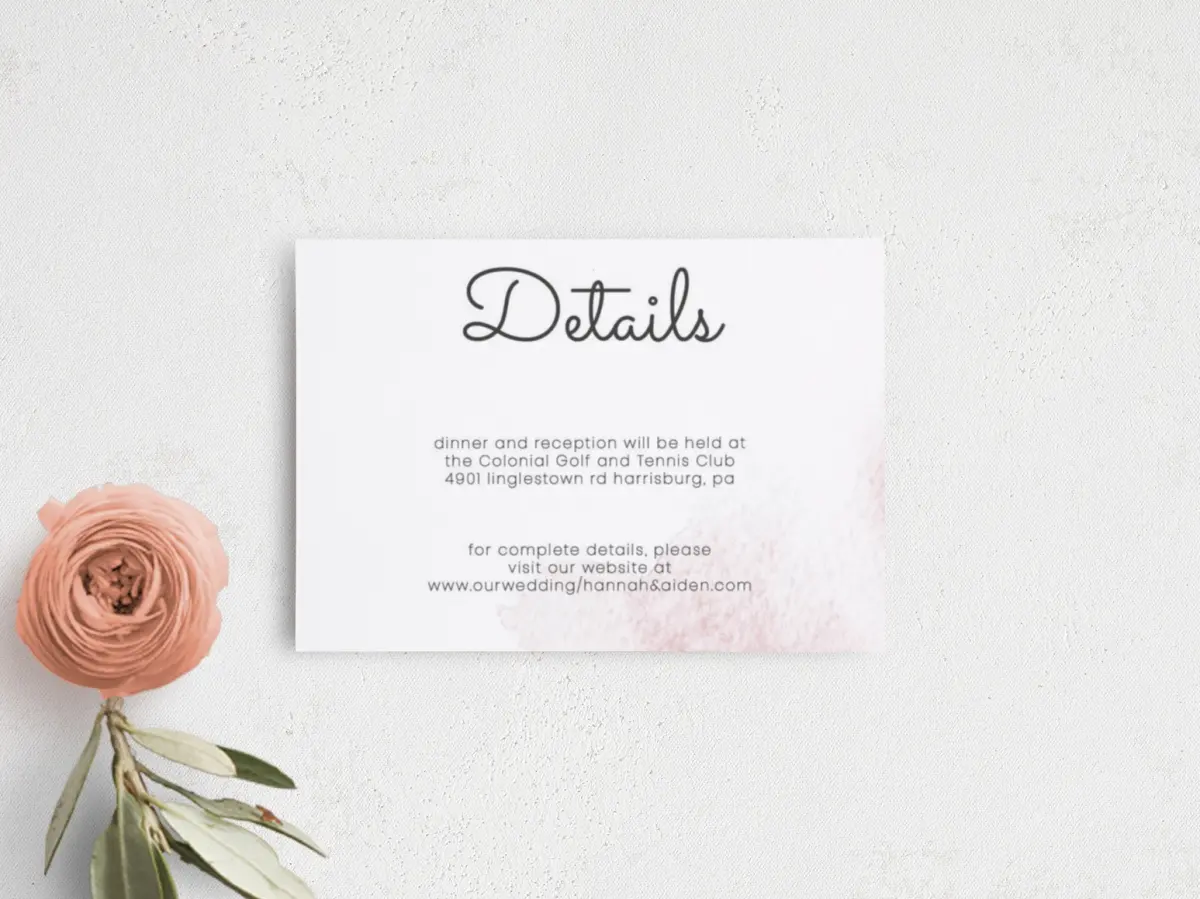 Guest Information Card