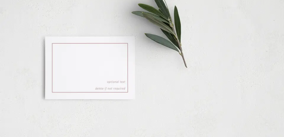 Guest Information Card Back View