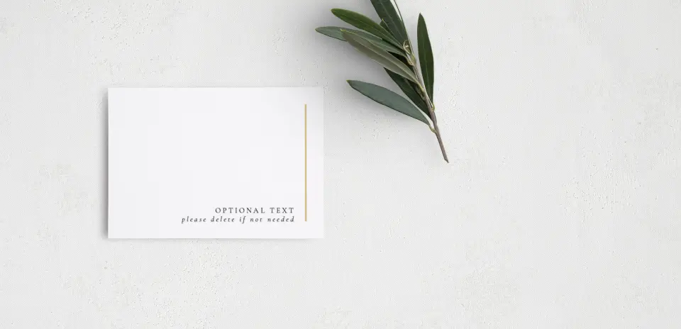 Guest Information Card Back View