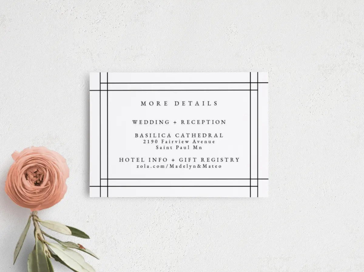 Guest Information Card