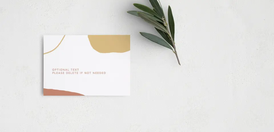 Guest Information Card Back View