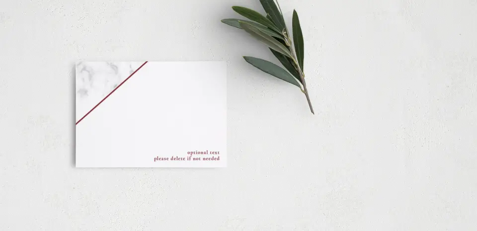 Guest Information Card Back View