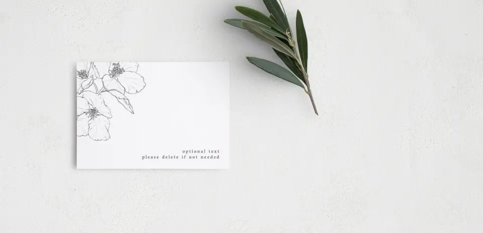 Guest Information Card Back View