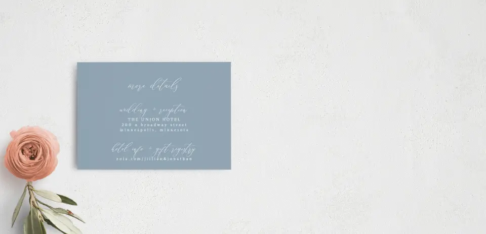 Guest Information Card
