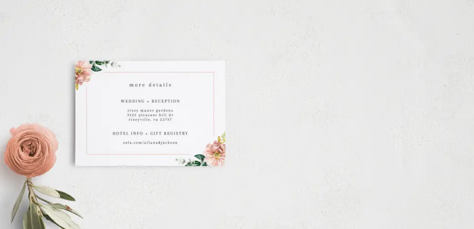 Guest Information Card