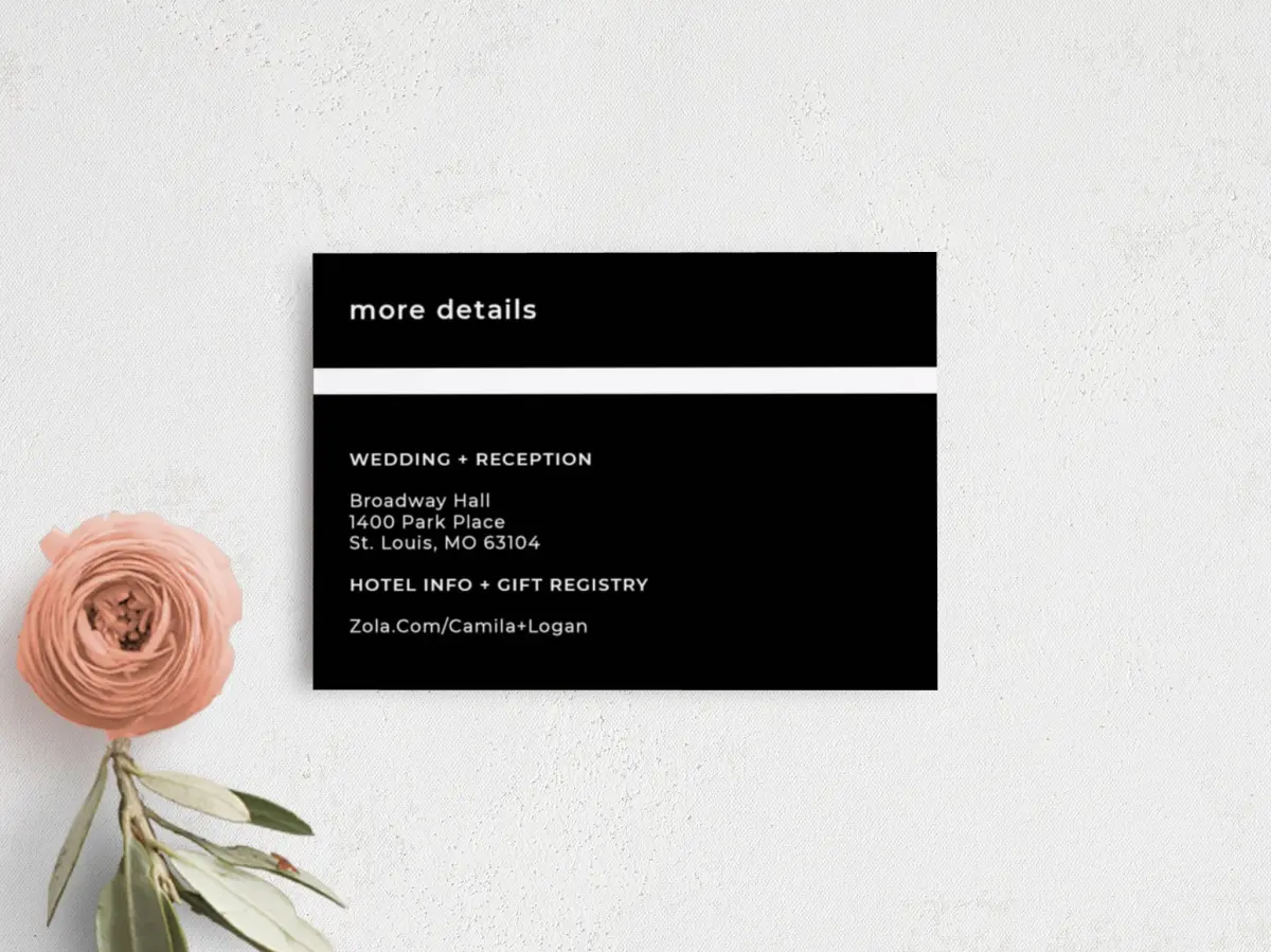 Guest Information Card