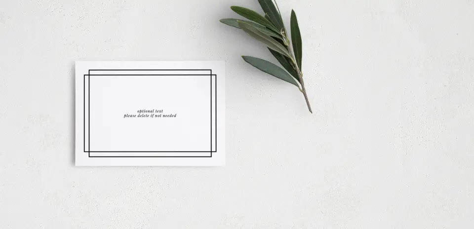 Guest Information Card Back View