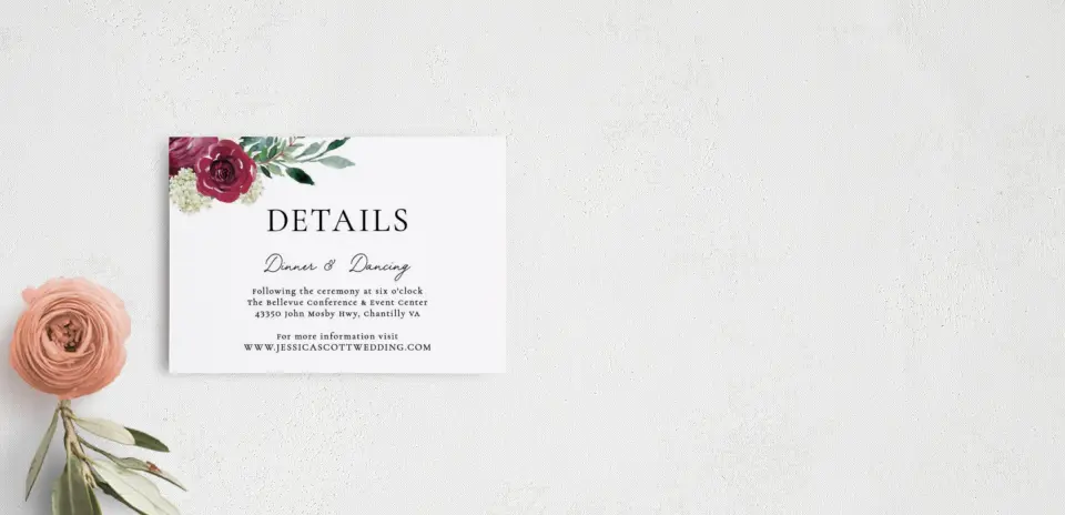 Guest Information Card