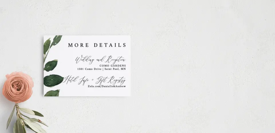 Guest Information Card