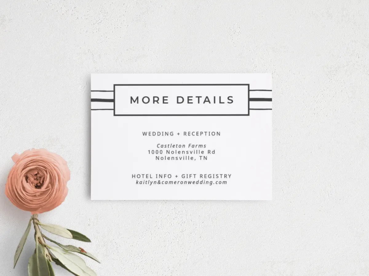 Guest Information Card