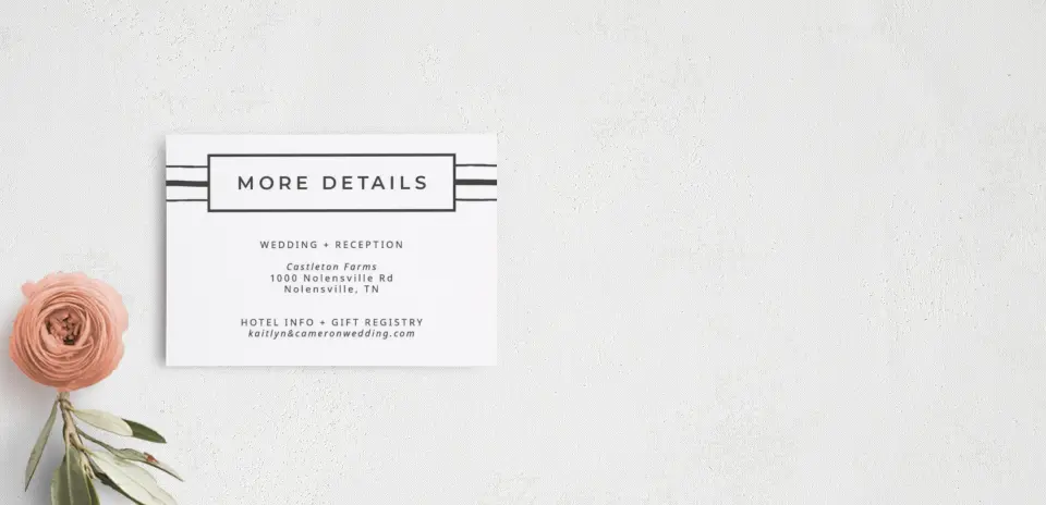 Guest Information Card
