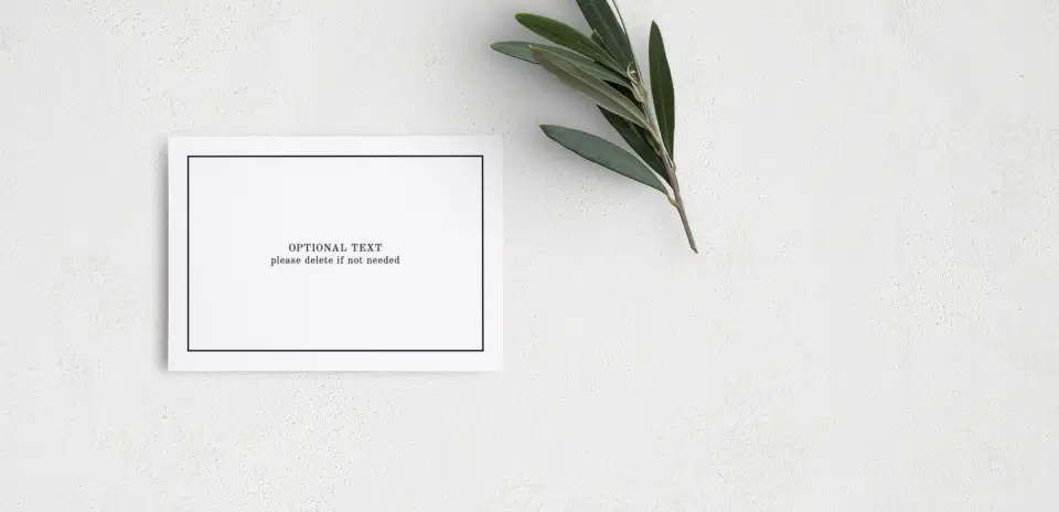 Guest Information Card Back View