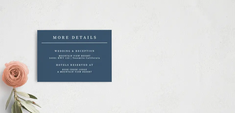 Guest Information Card